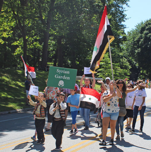 Parade of Flags at 2019 Cleveland One World Day - Syrian